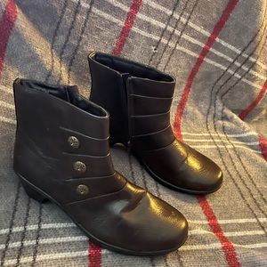Brown ankle boots